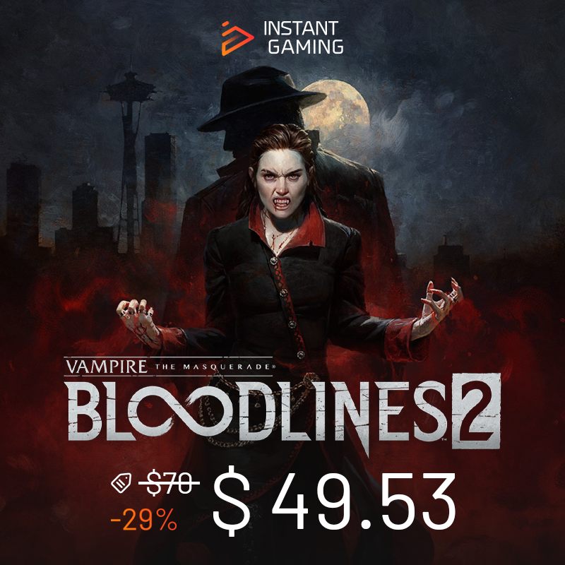Buy Vampire: The Masquerade – Bloodlines 2 on Instant Gaming