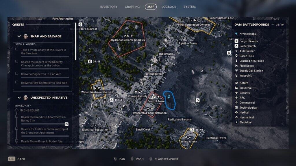 Water Troubles Location