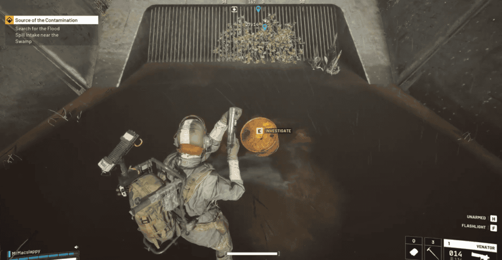 AR Investigate the Source of the Contamination