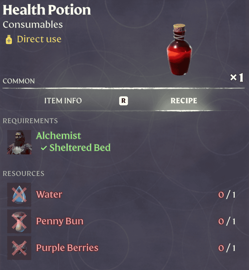 Enshrouded Health Potion