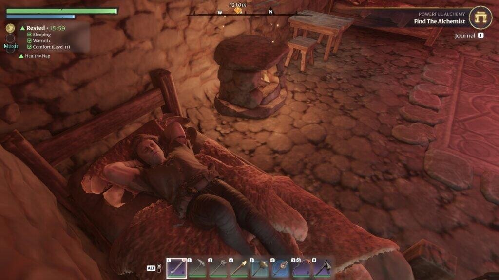 Ensrouded restoring stamina