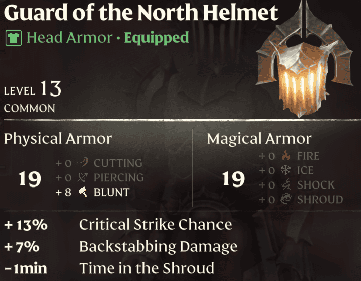 Enshrouded Guard of the North Helmet