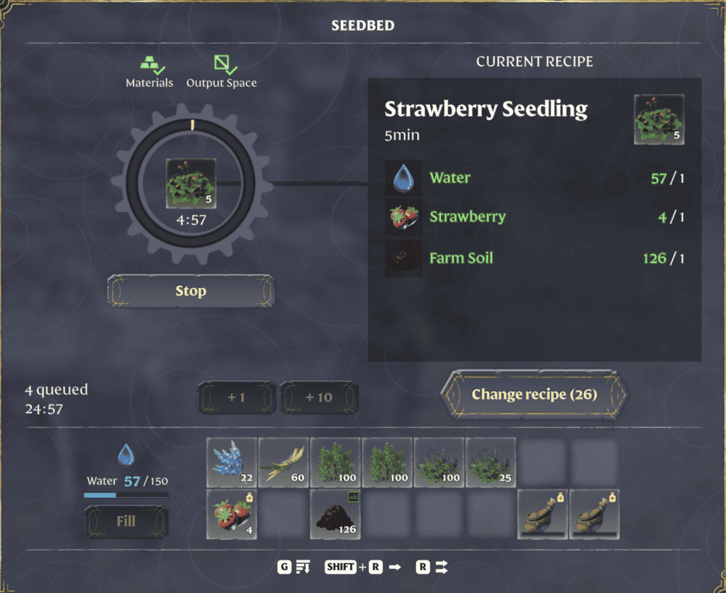 Enshrouded How to make Strawberry Seedling | gamenautica Enshrouded How to make Strawberry Seedling