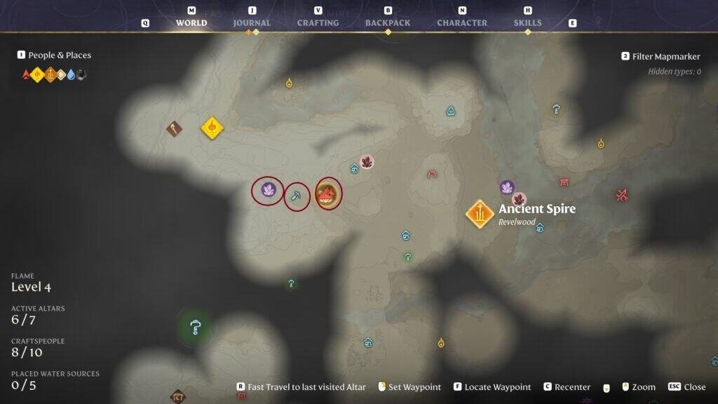 Enshrouded Mark of Sameth Copper ore location