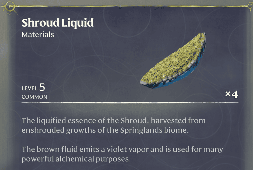 Enshrouded Shroud Liquid