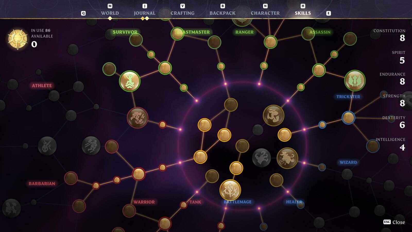 Enshrouded Skills | gamenautica Enshrouded Skills