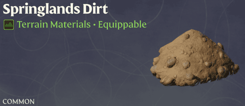 Enshrouded Springland Dirt