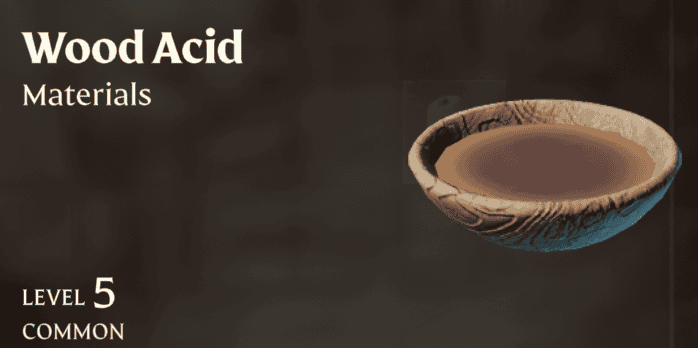 Enshrouded Wood Acid