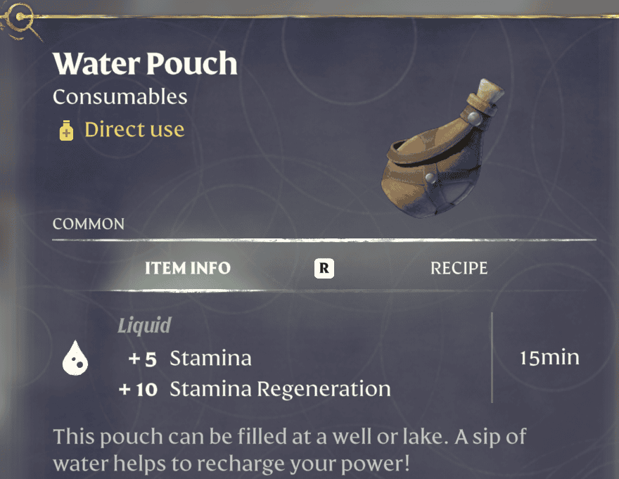 Enshrouded water buff