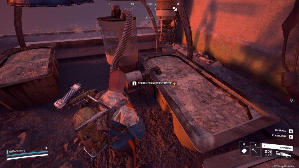 Arc Raiders Search for the Nutrient Meter