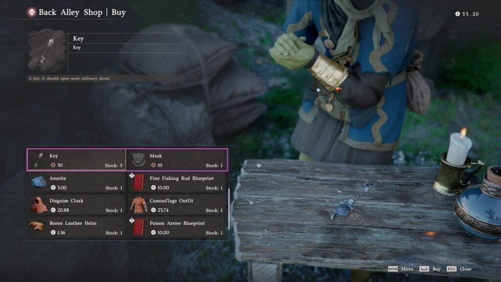 Crimson Desert Buy Mask and Key