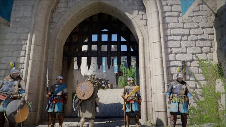 Crimson Desert Entering Hernanian Castle