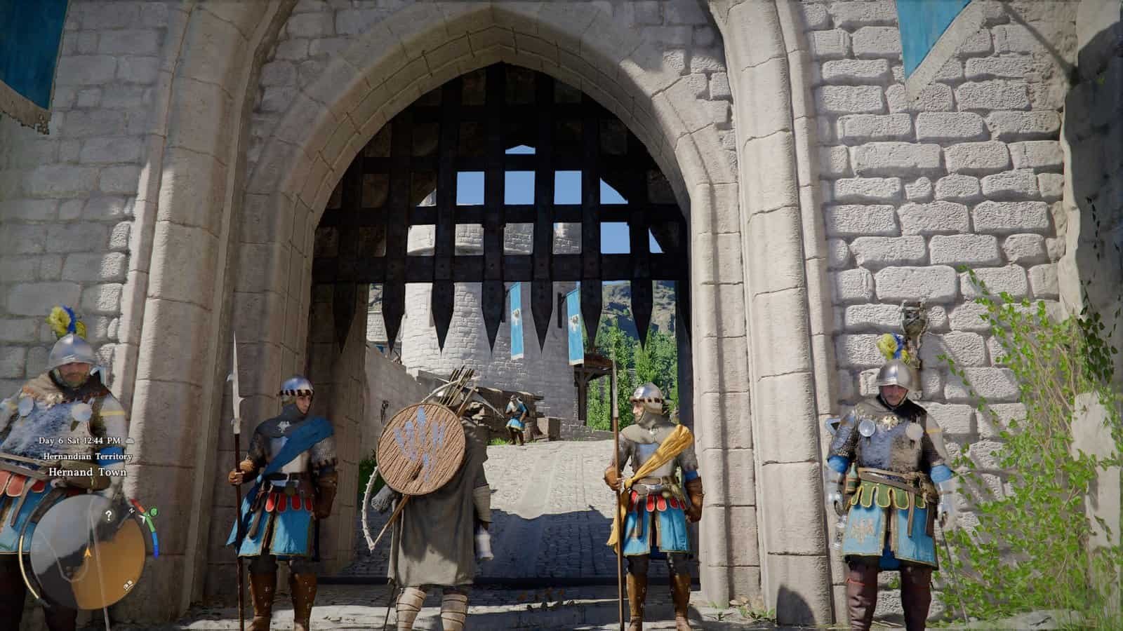 Crimson Desert Entering Hernanian Castle