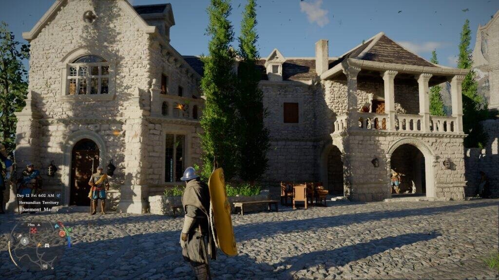 Crinsom Desert The Front of Bluemont Manor