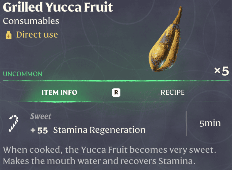 Enshrouded Grolled Yucca Fruit | gamenautica Enshrouded Grolled Yucca Fruit