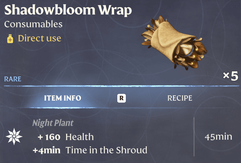 Enshrouded Shadowbloom wrap | gamenautica Enshrouded Shadowbloom wrap