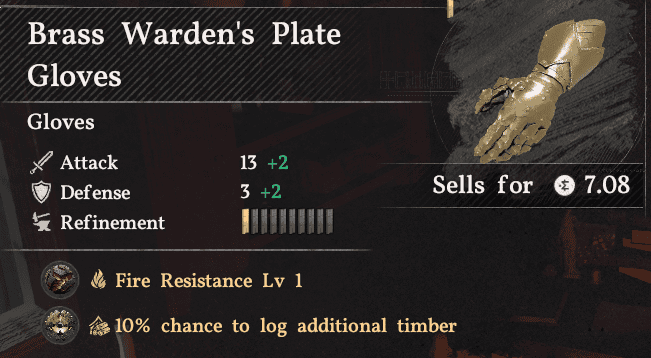 Brass Wardens Plate Gloves