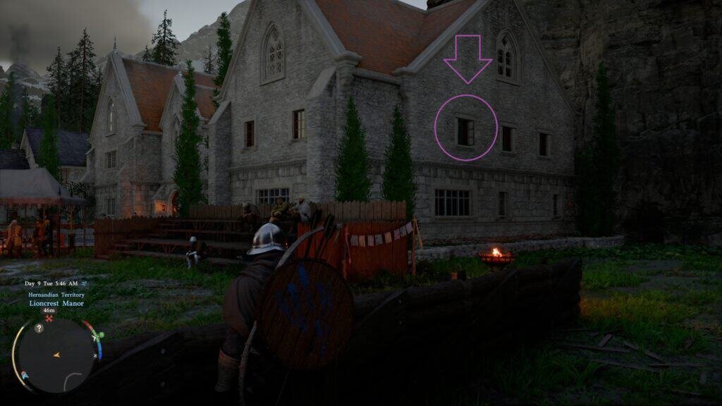 Climb trough this window