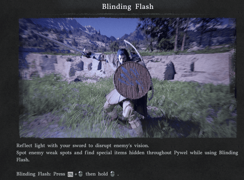 Crimson Desert Blinding Flash