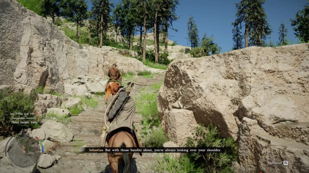 Crimson Desert Follow Sebastian on Horseback | gamenautica Crimson Desert Follow Sebastian on Horseback