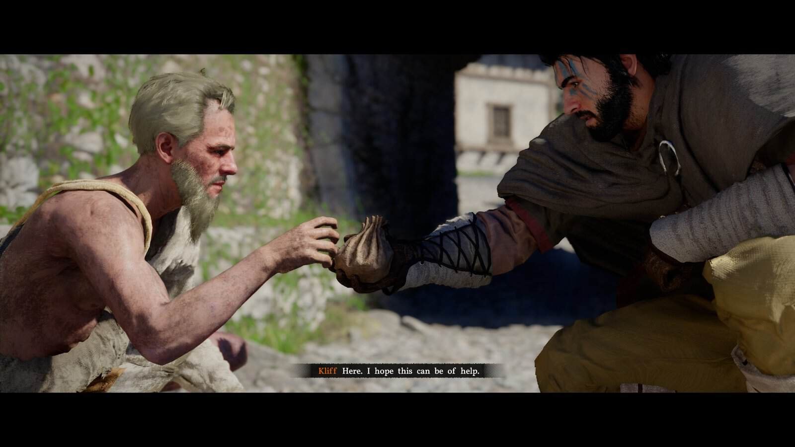 Crimson Desert Give Alms to the Old Beggar