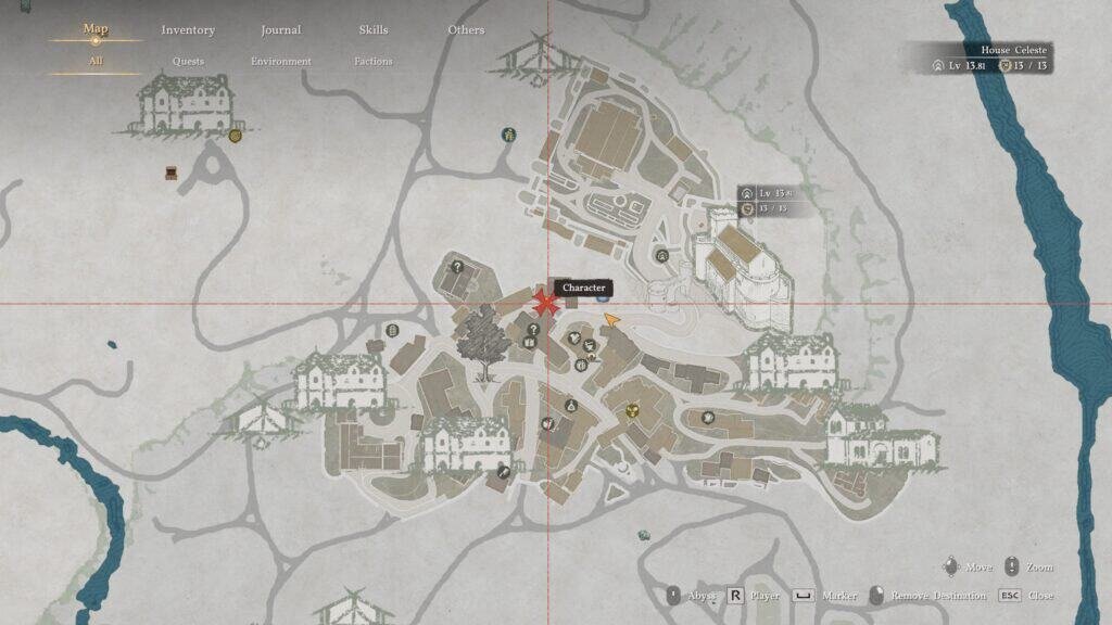 Crimson Desert Old Friend Location in Hernand City