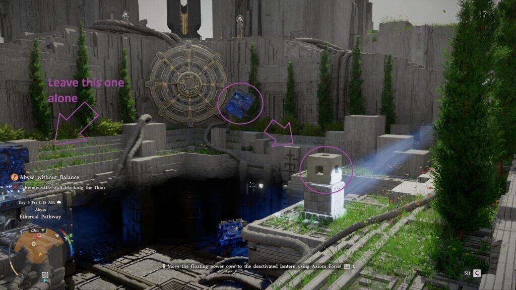 Crimson Desert Place Cube on the Pedestal