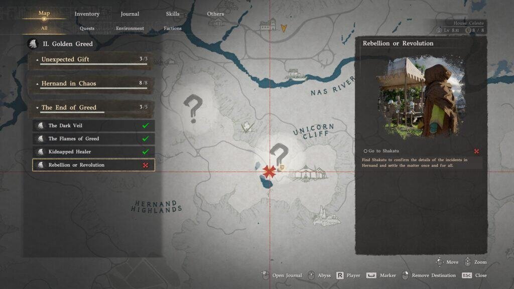 Crimson Desert Rebellion or Revolution Map Location 2