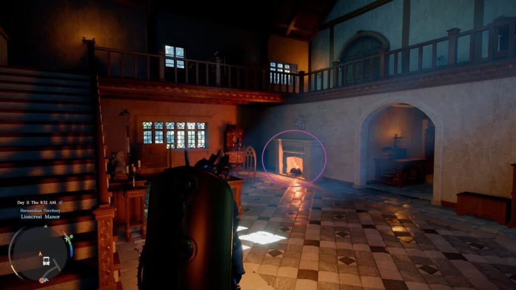 Downstairs Fireplace