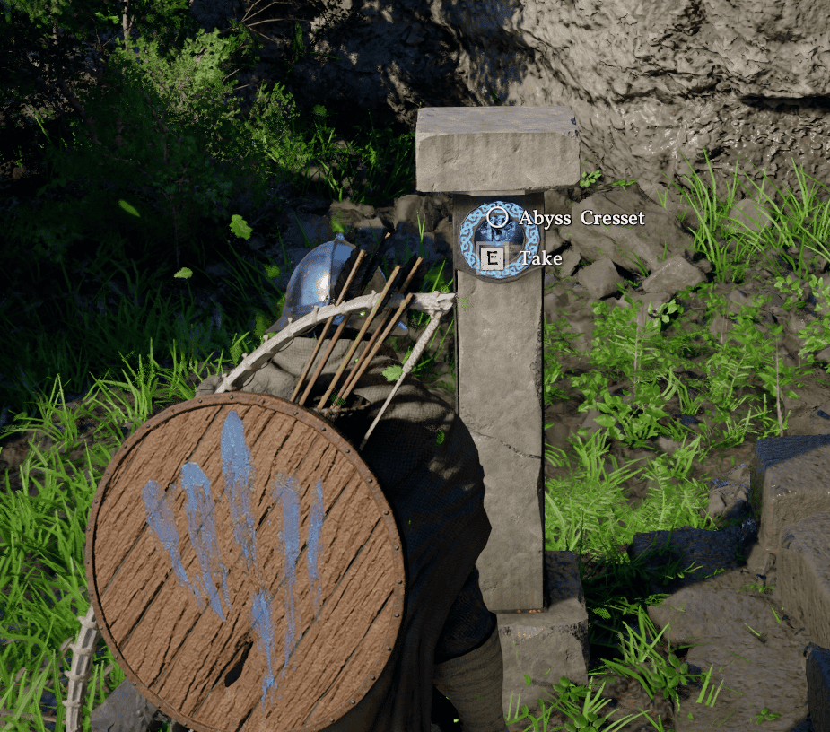 Pick up Abyss Artifact