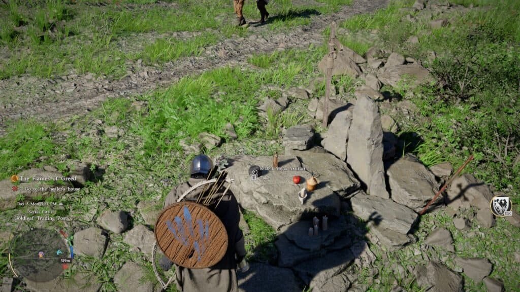 Pick up Sealed Abyss Artifact