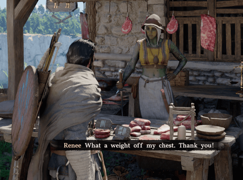 Turn quest in at Renee | gamenautica Turn quest in at Renee