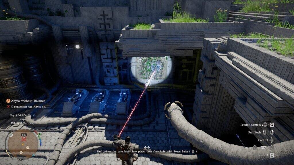 Use Axiom force to place powercell into its socket