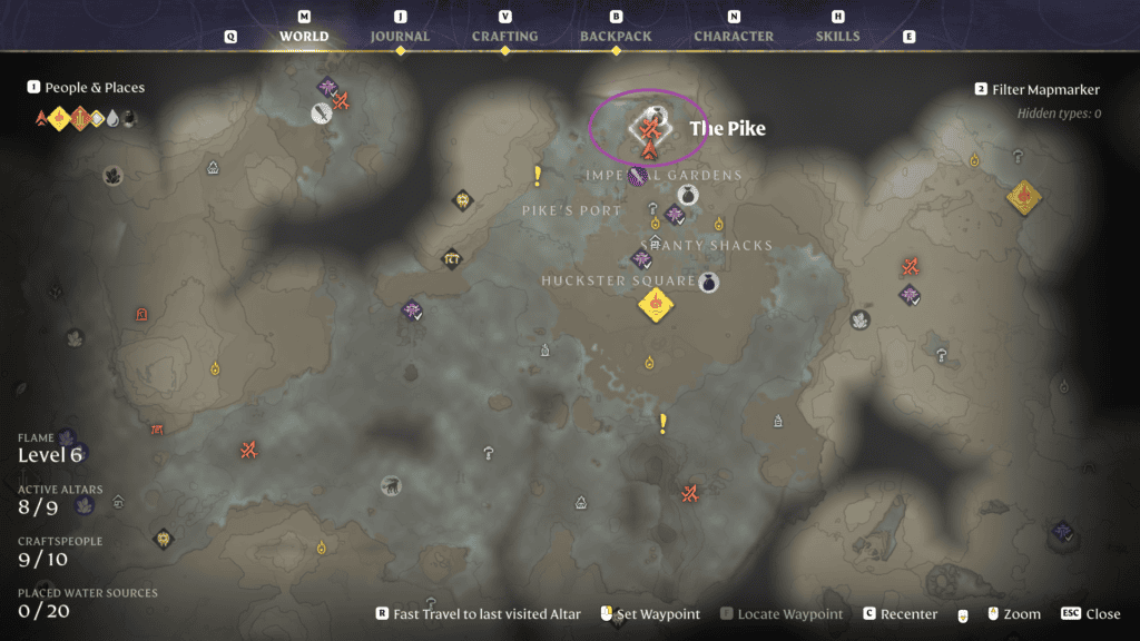 Boss ring Location