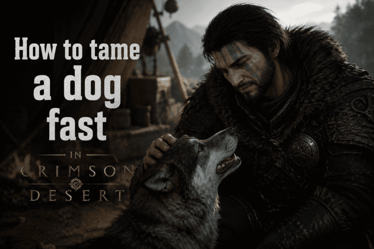 How to tame a dog fast in Crimson Desert 1