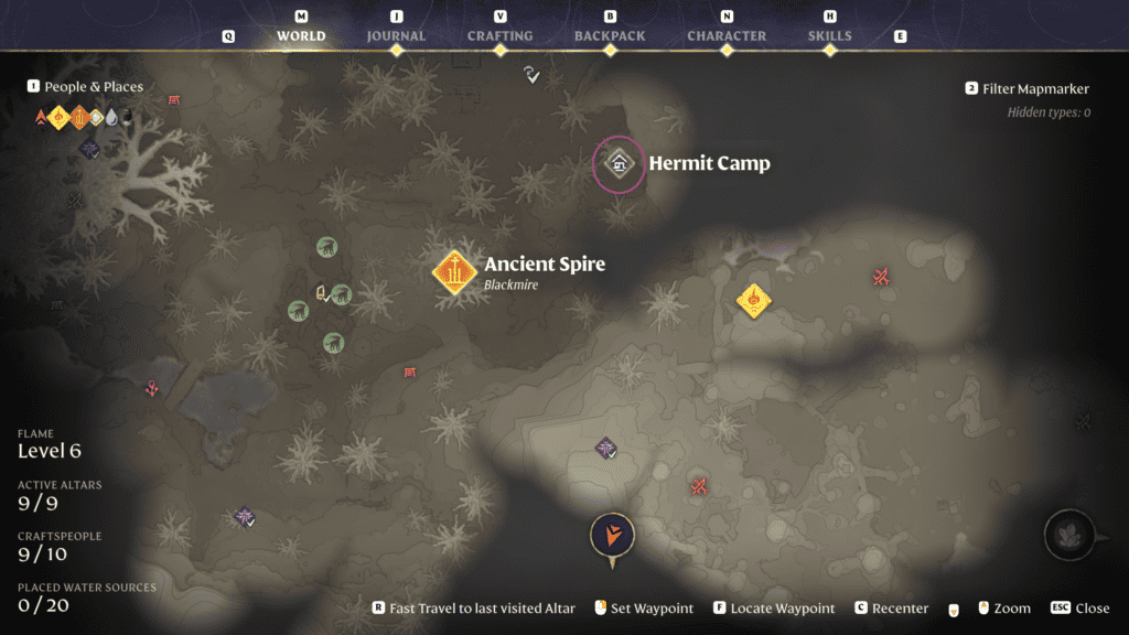 Location Hermit Camp